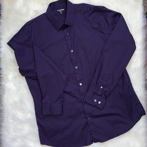 EXPRESS 1MX men’s dress shirt LS button up size XL
